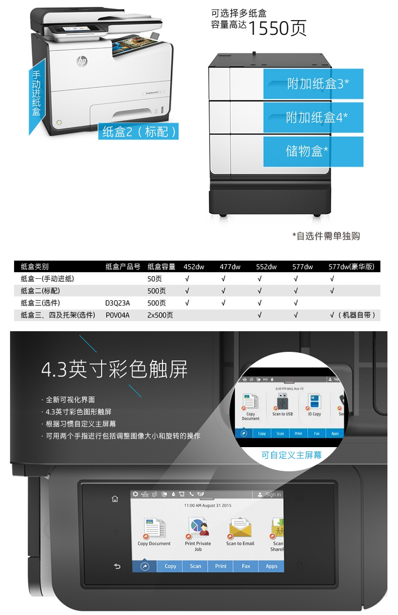 惠普577dw多功能一體機(jī)