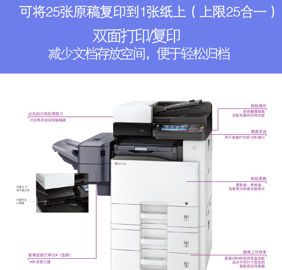 京瓷4125黑白多功能復(fù)合機(jī)